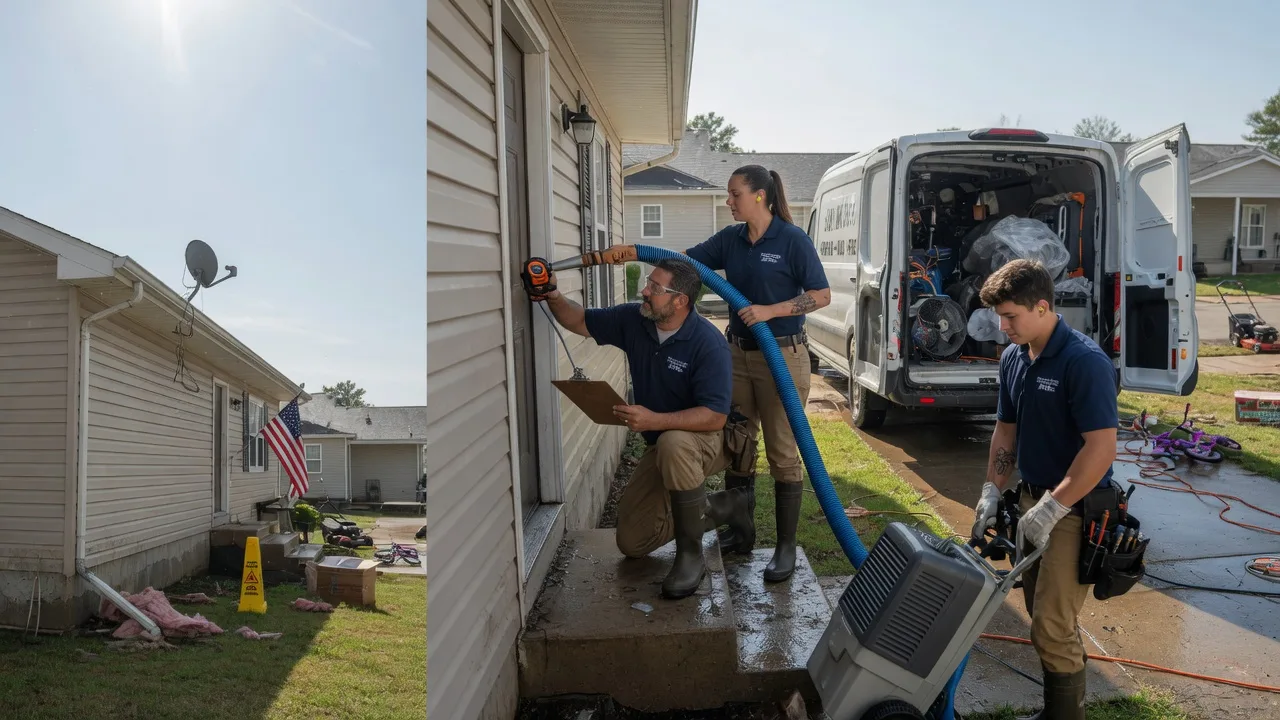 Ceiling Water Damage Restoration in Ball, LA near me